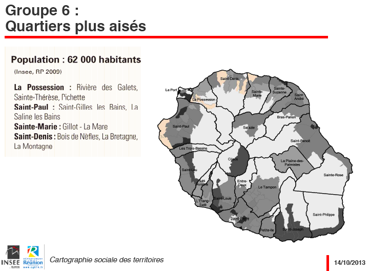 Cartographie des quartiers de la Réunion Habiter La Réunion