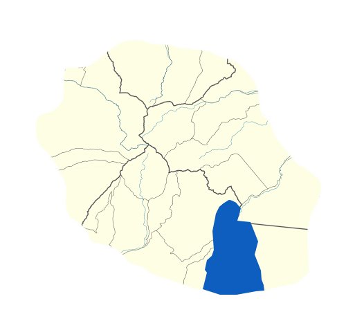 Carte Saint-Joseph Réunion