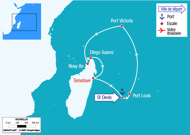 Croisière dans l'océan Indien - Habiter La Réunion