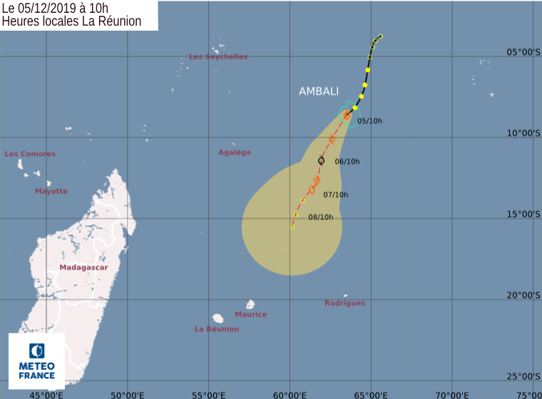Lire la suite à propos de l’article Ambali : La saison cylonique est lancée à La Réunion