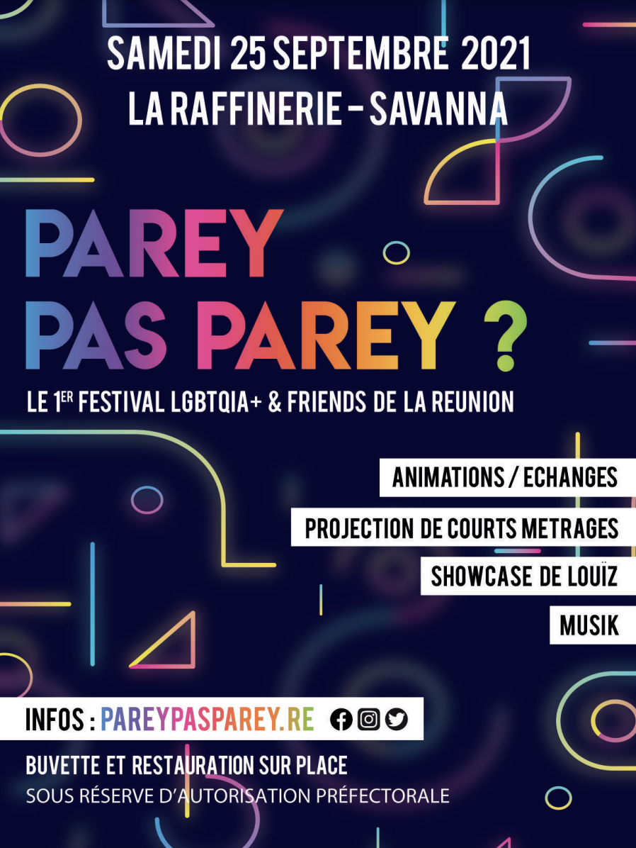 Lire la suite à propos de l’article Parey, Pas Parey ? Le 1er Festival LGBTQI+ de La Réunion