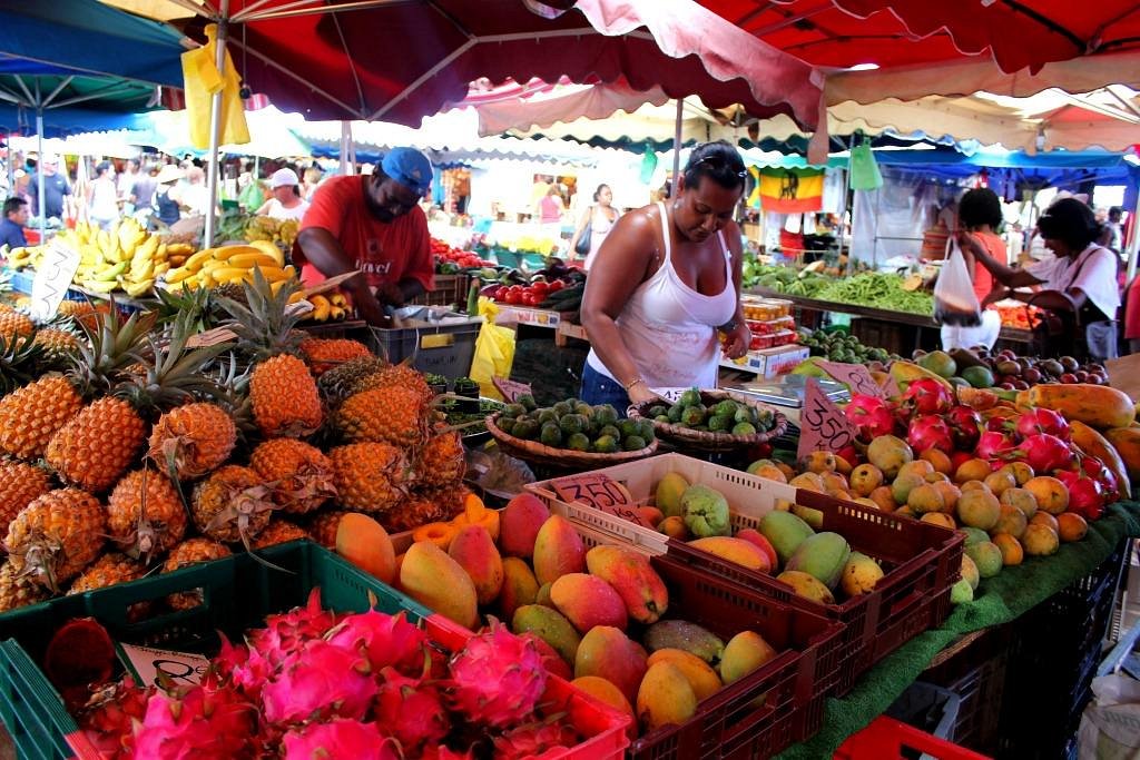marché forrain à la réunion
